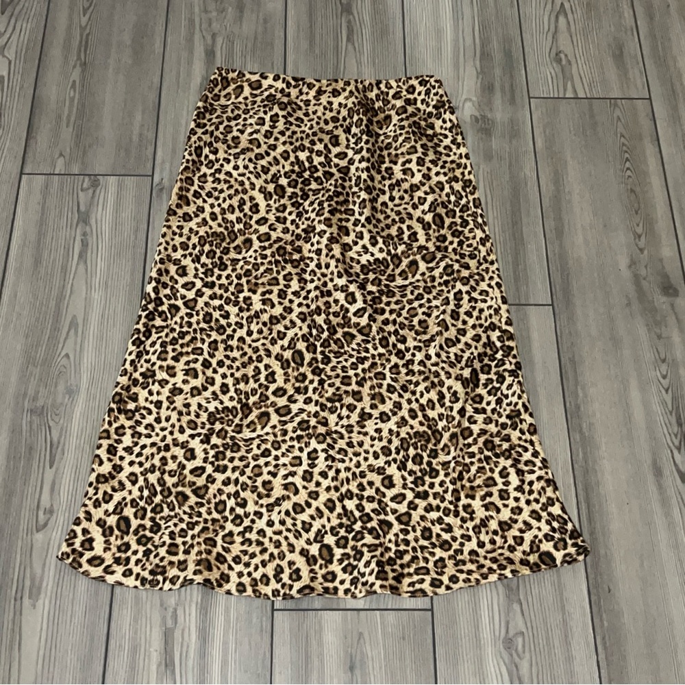 Leopard midi Skirt